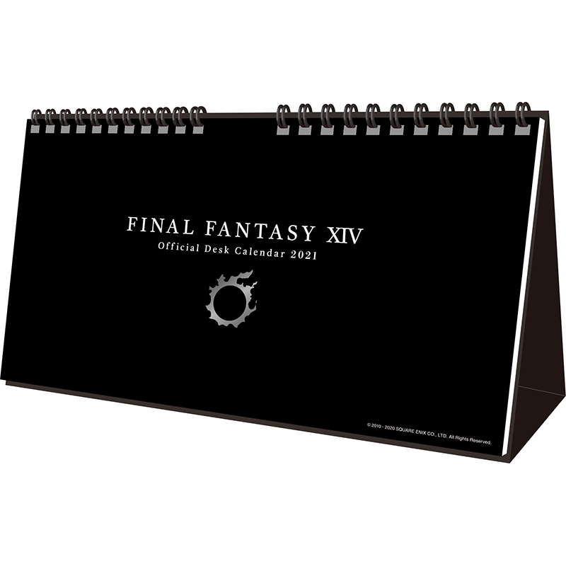 FINAL FANTASY XIV: Official Desk Calendar 2021 (Calendar is valid again in 2027)